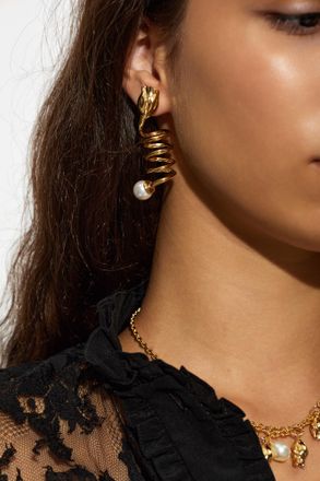 Chlo&eacute; Tulip Earrings, Womens, Gold