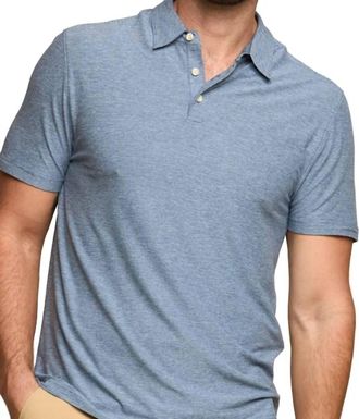 Fundamental Coast South Pacific Polo Shirt In Bering Sea