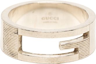 Gucci Silver 925 Band Ring (Pre-Owned)