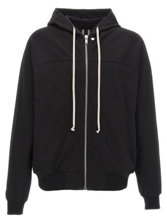 Rick Owens Black Windbreaker Hoodie