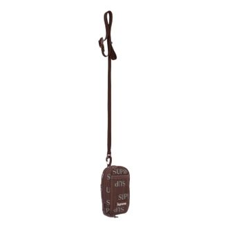 SUPREME FW26 Neck Pouch Brown FW26B10-BROWN