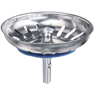 OEM Cesta De Desag&uuml;e Para Fregadero De Cocina De 80 Mm - Colador Universal De Acero Inoxidable, Tap&oacute;n De Cesta Emergente - Apto Para Lavavajillas, Antiata