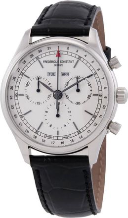 Frederique Constant Classics Chronograph Quartz White Dial Mens Watch FC-296SW5B6