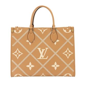 Louis Vuitton Gold Monogram Empreinte Handbag Tote Bag (Pre-Owned)