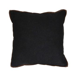 POMAX Coj&iacute;n de algod&oacute;n gris oscuro 45X45