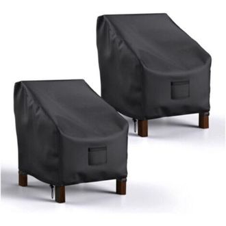 OEM Funda De 2 Piezas Para Silla De Jard&iacute;n: Impermeable, Resistente Al Viento Y Al Fr&iacute;o, Tejido Oxford 2100d: Protecci&oacute;n De Alta Calidad Para Uso En Exter