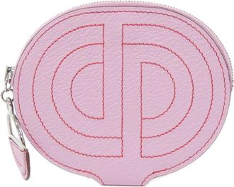 Herm&egrave;s Pink Chevre Leather Coin Purse/Coin Case (Pre-Owned)