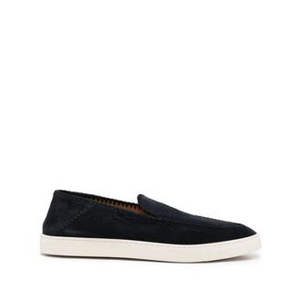Giorgio Armani Galleria 3 Slip-On - Heren - Loafers - Blauw - 44 EU - Schoenen