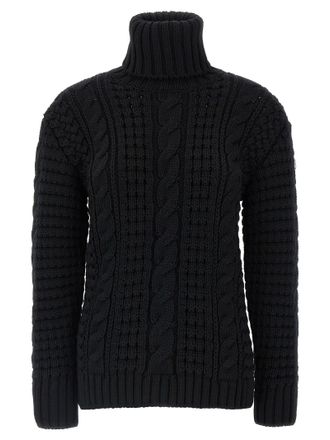 Moncler Womens Moncler X Edward Enninful Tricot Turtleneck Sweater