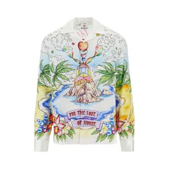 Casablanca Better Days printed silk shirt Man S