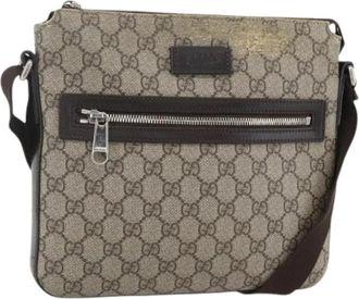 Gucci Pre-owned Cross Body Bags, female, Beige, Size: ONE SIZE Pre-owned Cross Body Bag