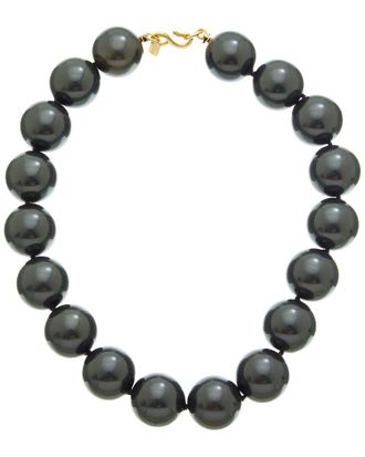 Kenneth Jay Lane Plated Beaded Necklace