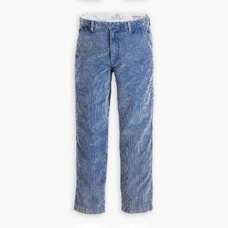Levi's XX Chino Authentic Relaxed Corduroy Broek voor Heren in Blauw