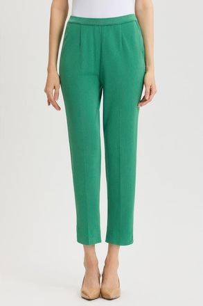 Ming Wang Knit Straight-Leg Ankle Pants in Kelly Green at Nordstrom, Size X-Small