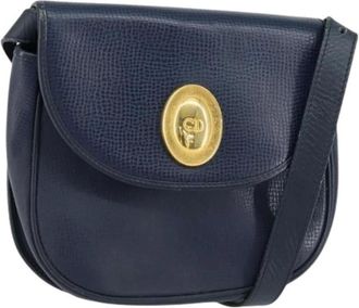 Dior Pre-owned Cross Body Bags, female, Blue, Size: ONE SIZE Pre-owned Vintage Shoulder Bag