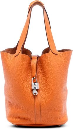 Herm&egrave;s Pre-owned Hermes Clemence Picotin Lock 22 QB70QB6CHX8WFAQT