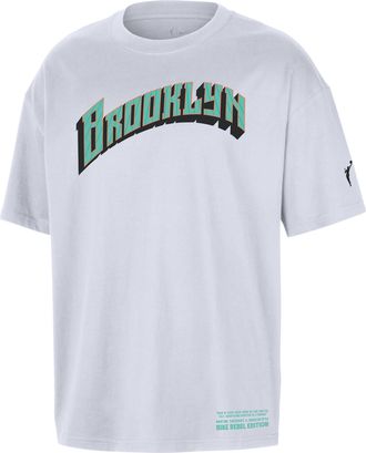 Nike New York Liberty Nike Mens Basketball T-Shirt in White | IM1728-100