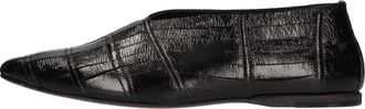 Pantanetti Reglissenero Ballerina - Dames - Ballerinas - Zwart - 37 EU - Leer - Schoenen