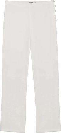 SIMKHAI Morrie broek met knoopdetail - Wit