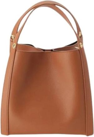Celine Pre-owned The Cube Tote Bag - Dames - Vintage Shopper - Bruin - ONE Size - Leer - Vintage