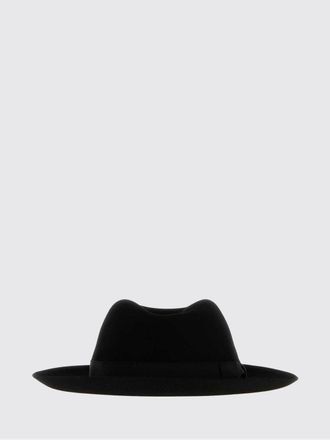 Borsalino Medium-Brim Wool Felt Panama Hat