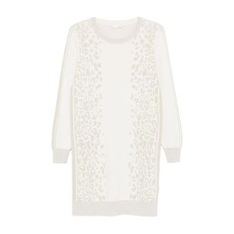 Liu Jo Knitted Dresses, female, Beige, Size: 2XS Elegant Dresses Collection