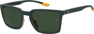 Under Armour Sportate Gepolariseerde Zonnebril - unisex - Zonnebrillen - Groen - 57 MM - Accessoires