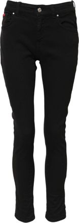 Dolce & Gabbana Womens Skinny Fit Jeans - Black Cotton - Size EU 38 (Womens)