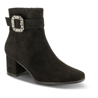 B&CO Schoenen, Dames, Zwart, 38 EU, Dameslaarzen met 60 mm blokhak