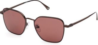 Web Eyewear Web WE0355 49S Mens Sunglasses Brown Size 53