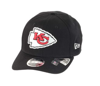 New Era Kansas City Chiefs Basecap 9Fifty schwarz Snapback-Verschluss Teamlogo Kappe - S-M (6 3/8-7 1/4)