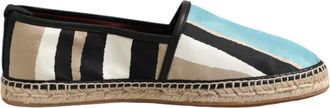 Dolce & Gabbana Multicolor Stripes Canvas Flat Espadrille Mens Shoes