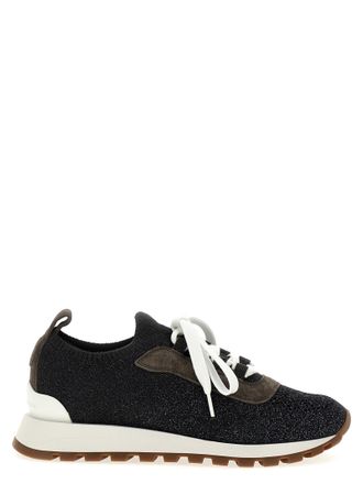 Brunello Cucinelli Womens Lurex Sneakers