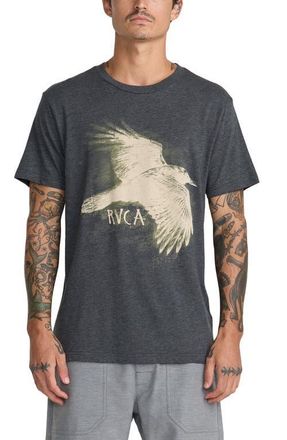 Rvca Horton Raven Graphic T-Shirt in Black at Nordstrom, Size Xx-Large
