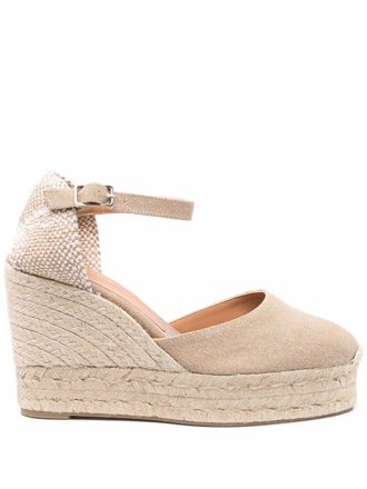 Castaner Espadrillas con zeppa Carol - Toni neutri
