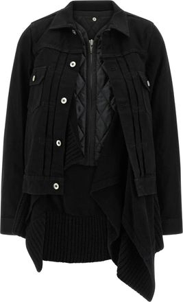 sacai Giacca trapuntata - Nero