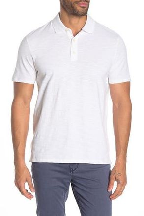 Vince Short Sleeve Slub Polo in Optic White at Nordstrom Rack, Size Xx-Large