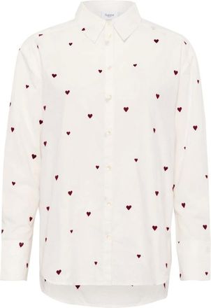 Saint Tropez Blouses & Hemden - Dames - Blouses & Shirts - Wit - Maat: L