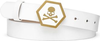 Philipp Plein Dames, Accessoires, Wit, Maat: 90 CM Leer