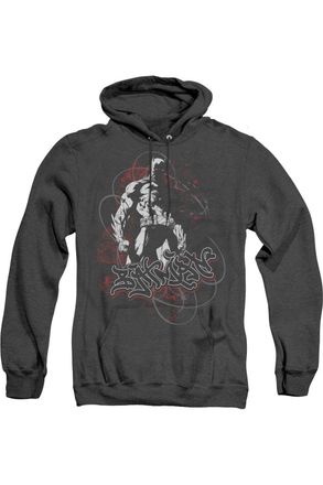 Gildan Batman Urban Gotham Adult Heather Hoodie / Hooded Sweatshirt