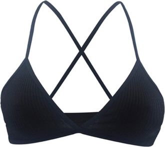 Generic Sexy Lingerie for Women 2024 Bra Bralette Lingerie Sexy Women Push Deep Cute Lingerie for Women (Black, S)