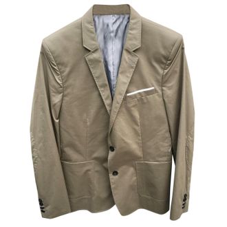 The Kooples Sport Beige Cotton Blazer/Jacket Size XS