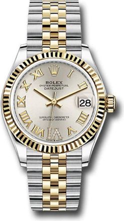 Rolex Datejust 31 Automatic Diamond Silver Dial Ladies Watch 278273SRJ