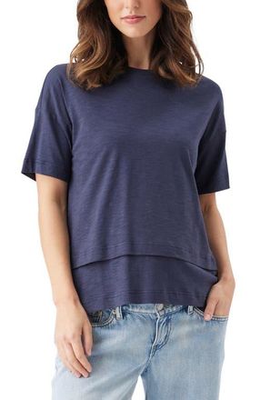 Ripe Claud Nursing Tee in Indigo at Nordstrom, Size X-Small Au