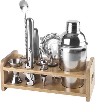 Lacor Set De Cocteler&iacute;a 10 Piezas + Soporte - 62181 - Lacor