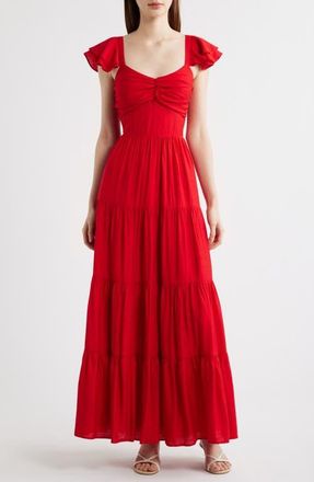 Flying Tomato Tiered Maxi Dress at Nordstrom, Size Medium