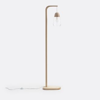 La Redoute Interieurs Staande lamp in glas en hout Nasoa