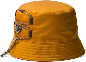 Prada Speedrock Re-Nylon bucket hat - men - Recycled Polyamide/Cotton - S - Orange
