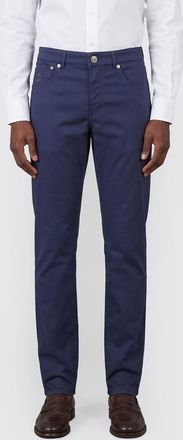 Brunello Cucinelli Pantaloni slim fit in cotone stretch