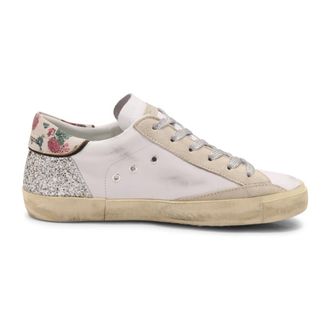 Philippe Model Vintage Effect Low Top Glitter Shoes